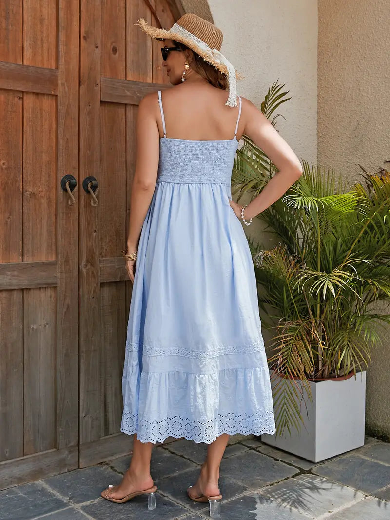 Open back summer dress