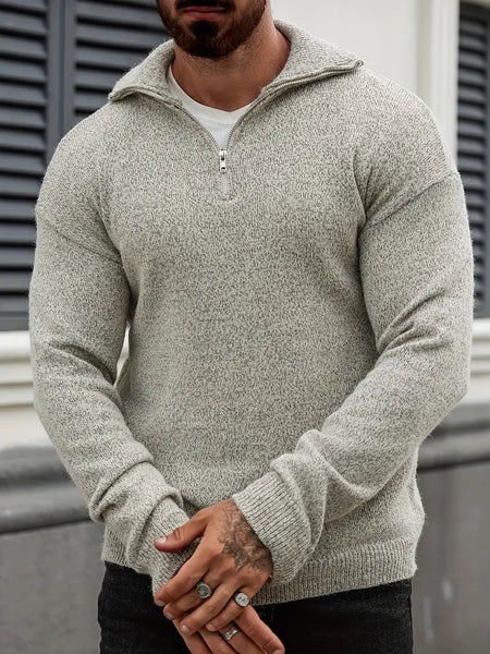 Sweater with Zipper